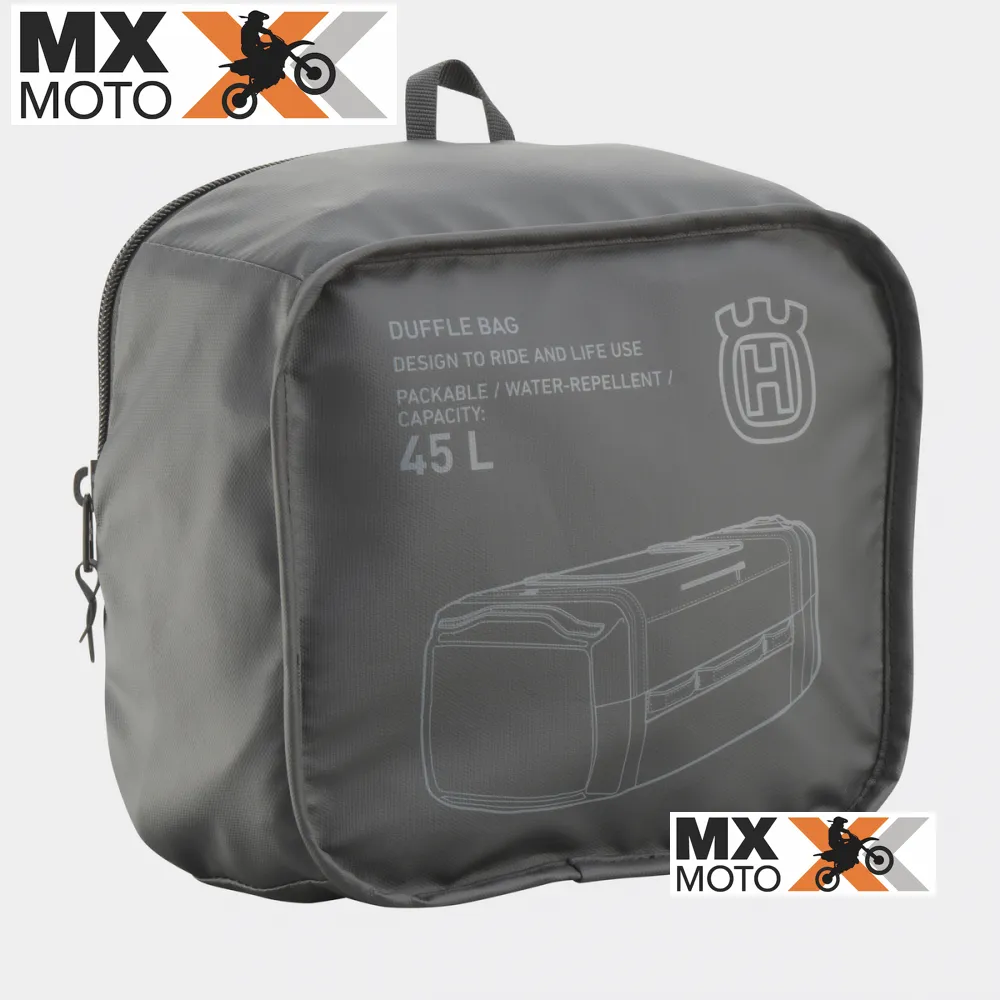 ( No Pix R$ 499,00 )Mochila / Mala Original Husqvarna Duffle Preta e Cinza - 3HS230027400