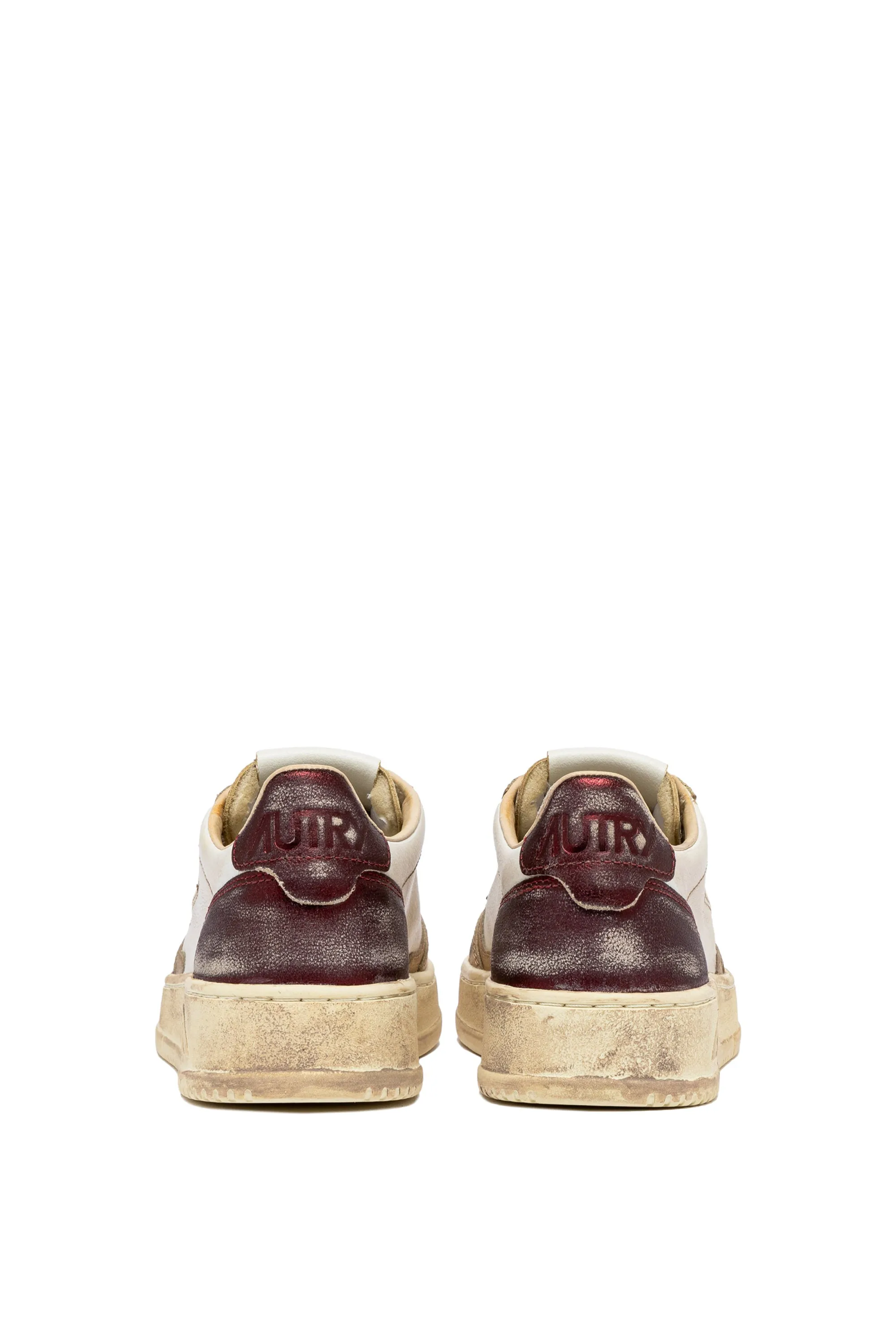 Autry Sneakers Super Vintage Matal Lether Oro Donna