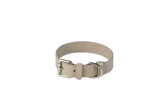 Baker & Bray Sustainable Leather Dog Collar | Ash