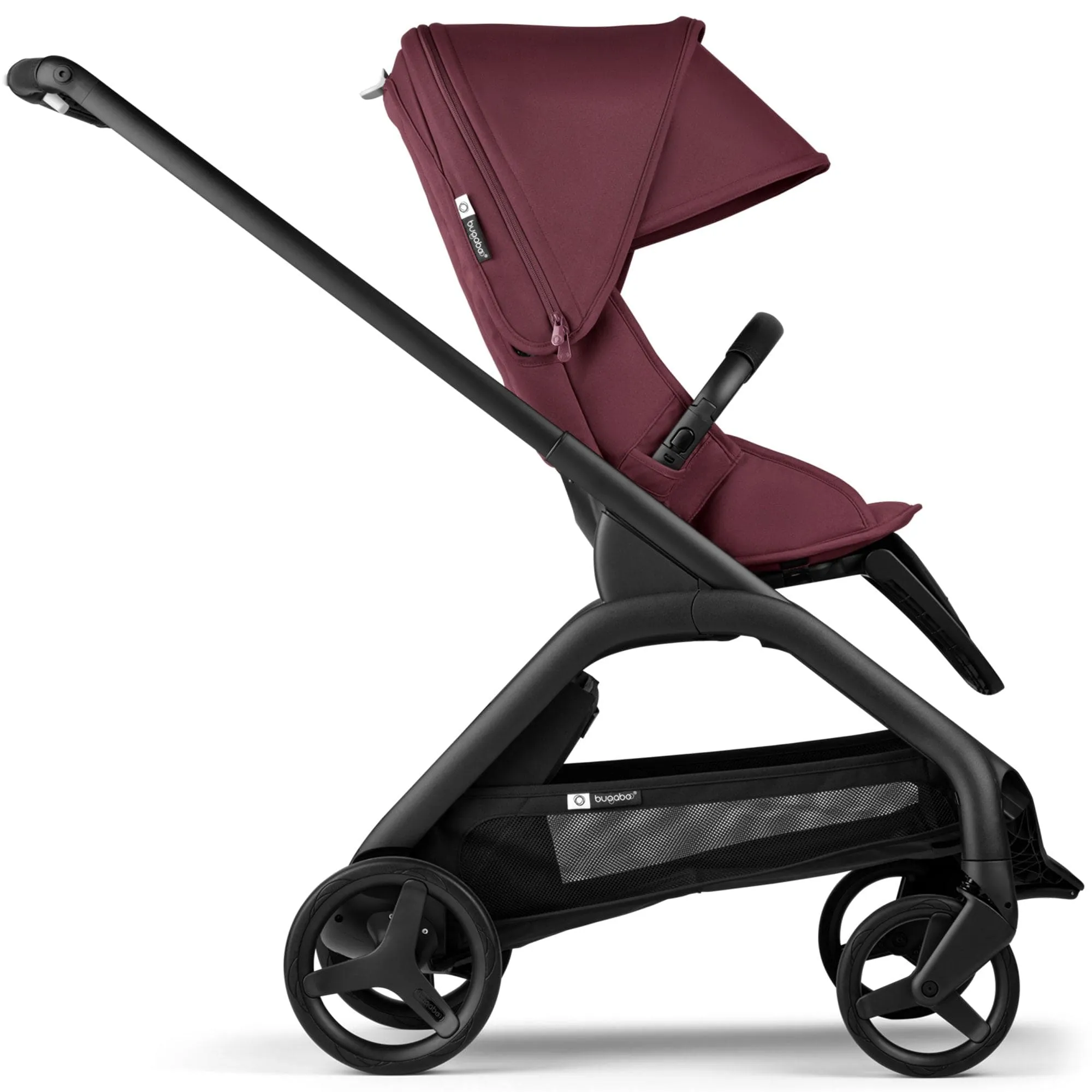 Bugaboo Dragonfly Complete Bundle - Black/Dark Cherry