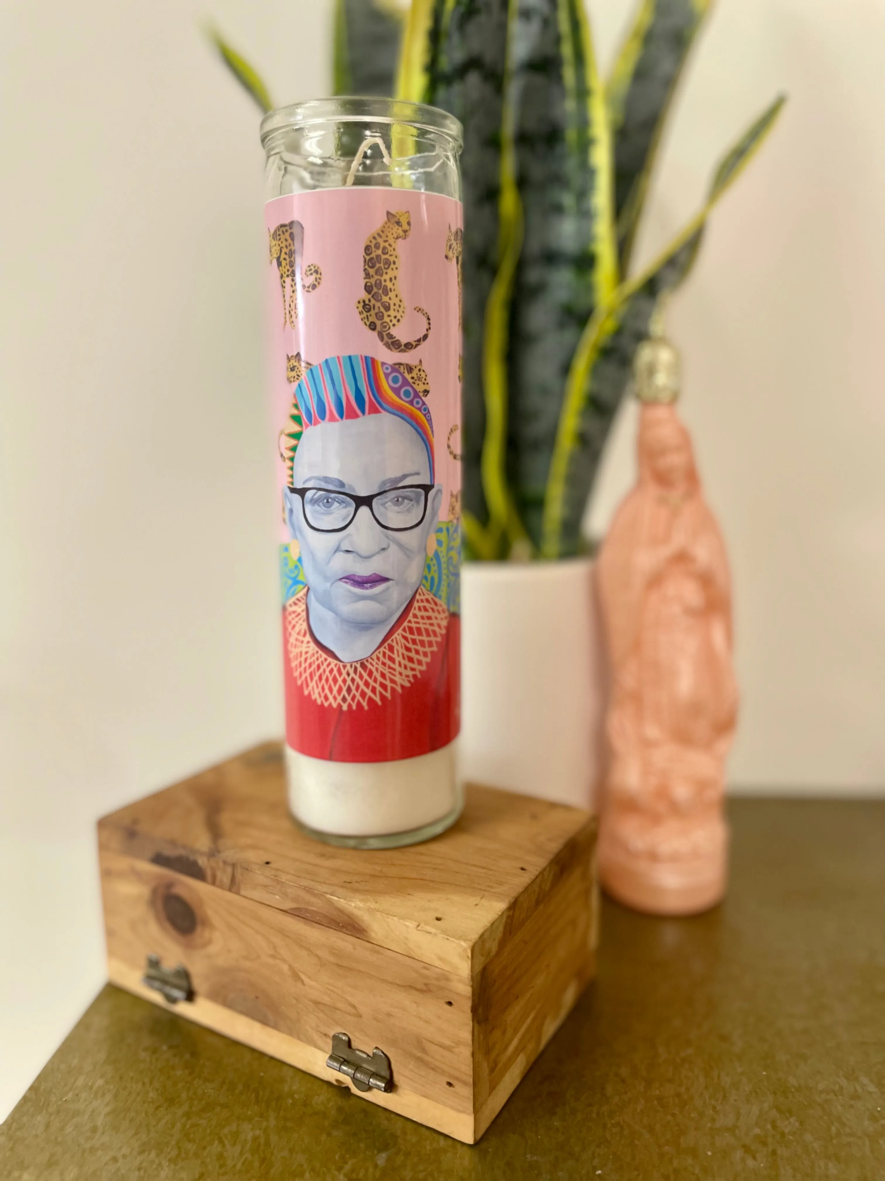 Chelsea Merrill Ruth Bader Ginsburg RBG Devotional Prayer Saint Candle
