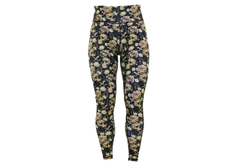 Gothic Garden leggings with pockets