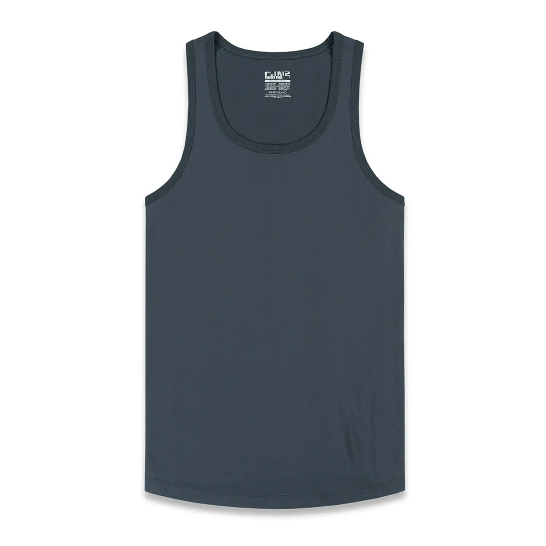 Perfect Pima Relaxed Tank Niles Navy