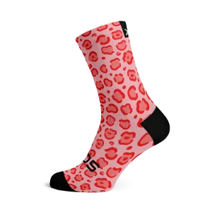Pink Leopard Socks