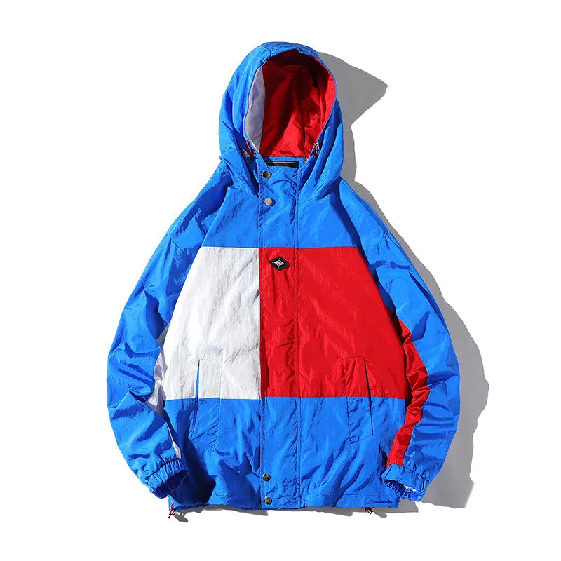 "C3" Veste coupe vent streetwear Vert - URB1™