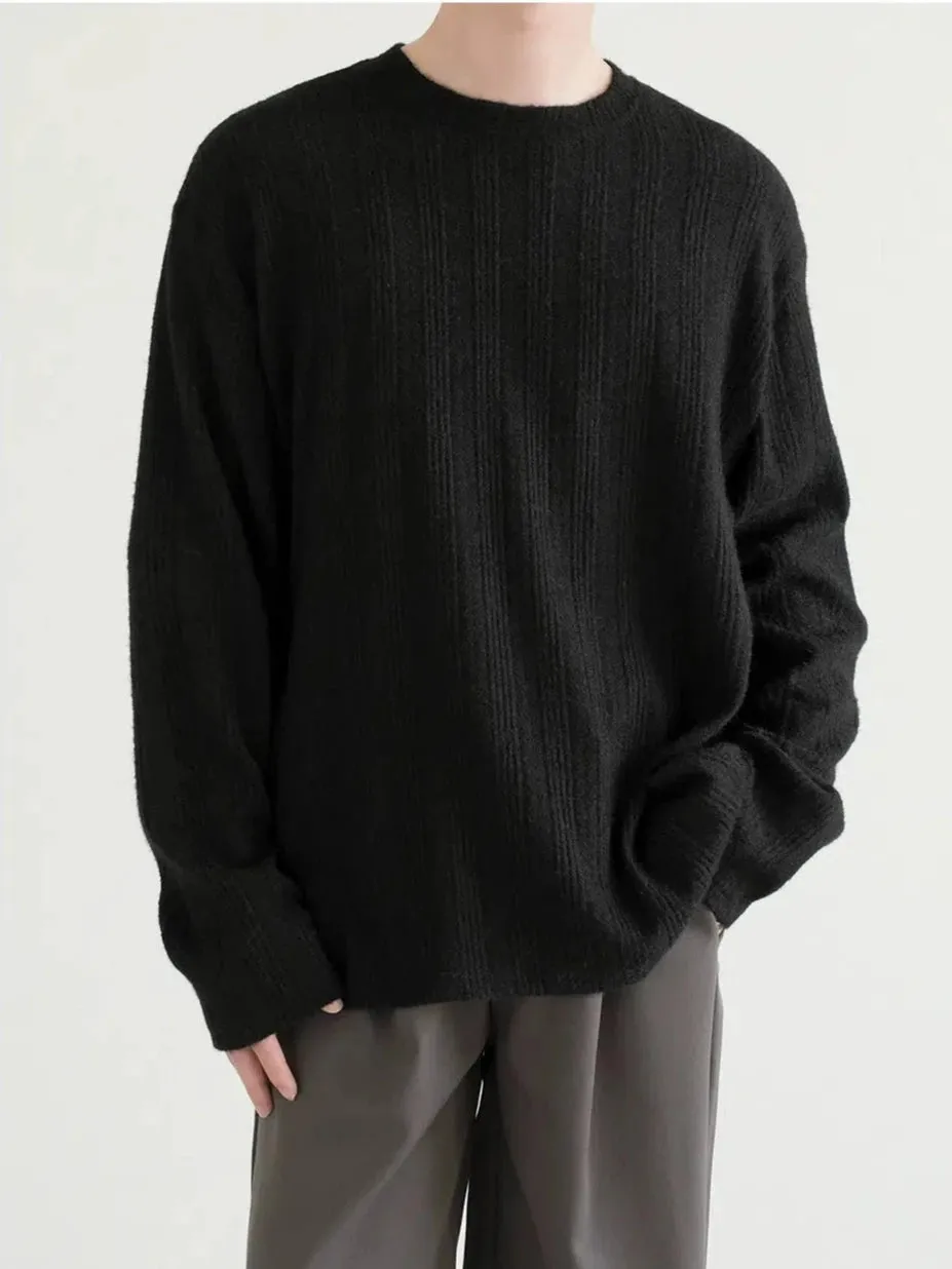 Relaxed Fit Long Sleeve Textured Shirt