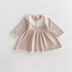 Scalloped Knit Dress - Primrose