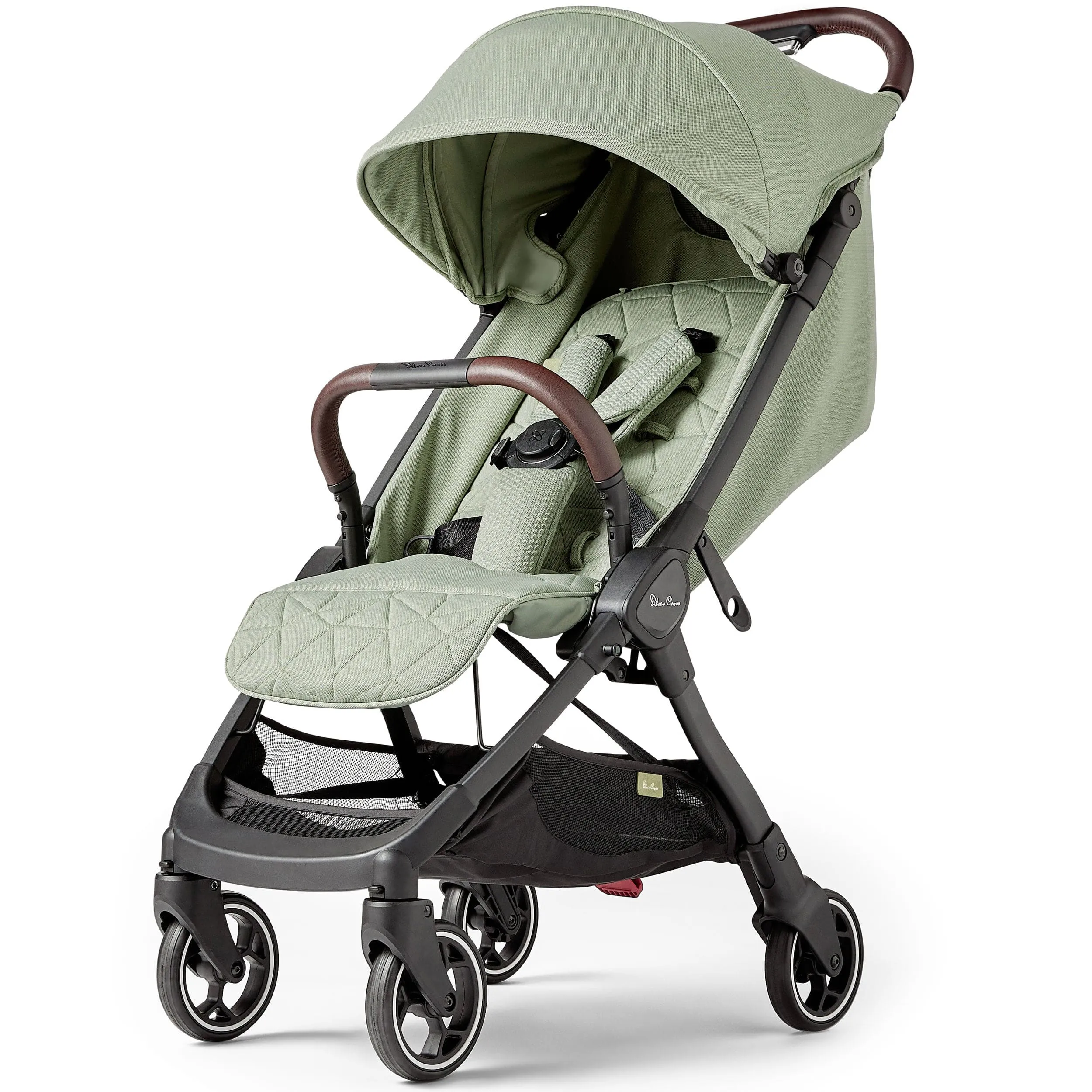 Silver Cross Clic Compact Pushchair in Sage